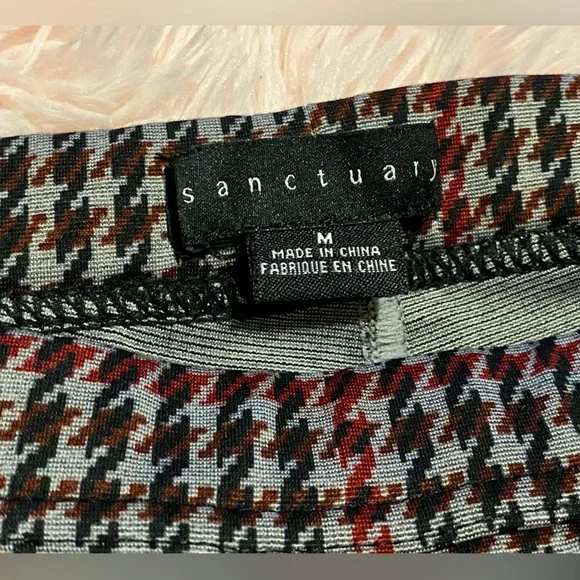Sanctuary Houndstooth Pattern Jeggings - Picture 3 of 7